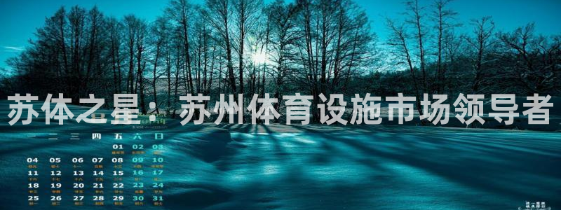 意昂体育4平台APP：苏体之星：苏州体育设施市场领导