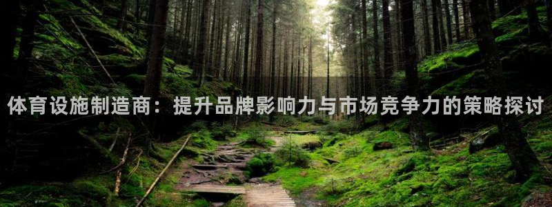 意昂体育4平台假的吗是真的吗吗：体育设施制造商：提升